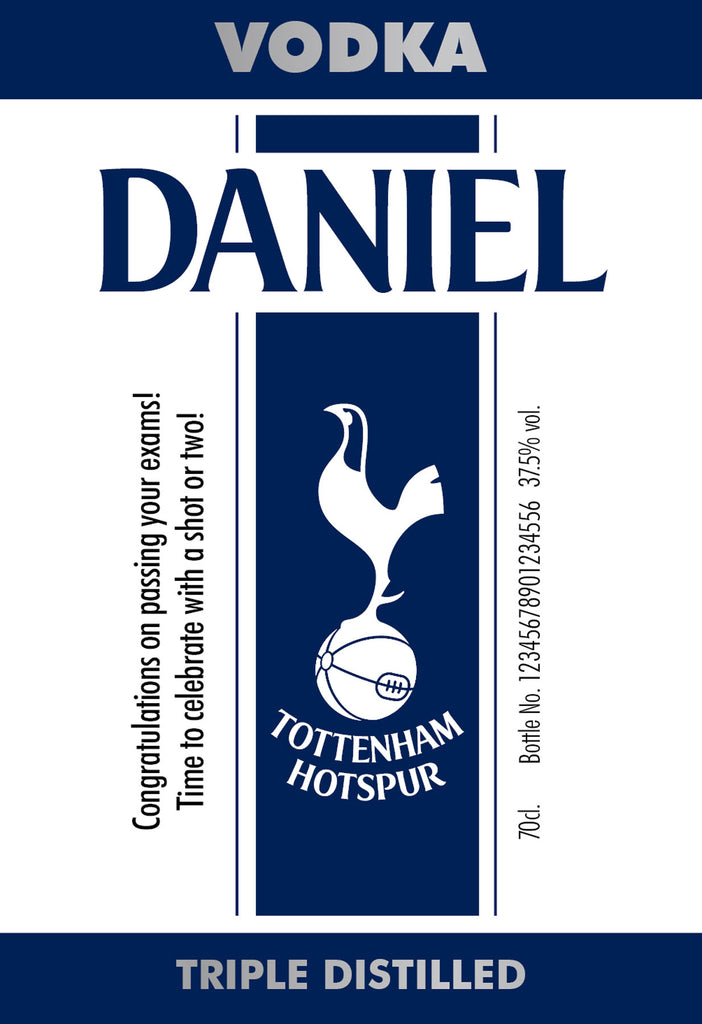 Spurs Stripe Labels for Vodka (Pack of 12)