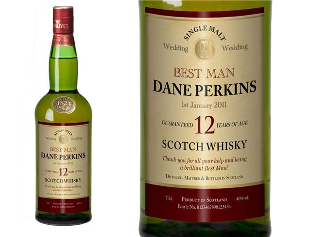 Wedding Personalised 12 Year Old Malt Whisky