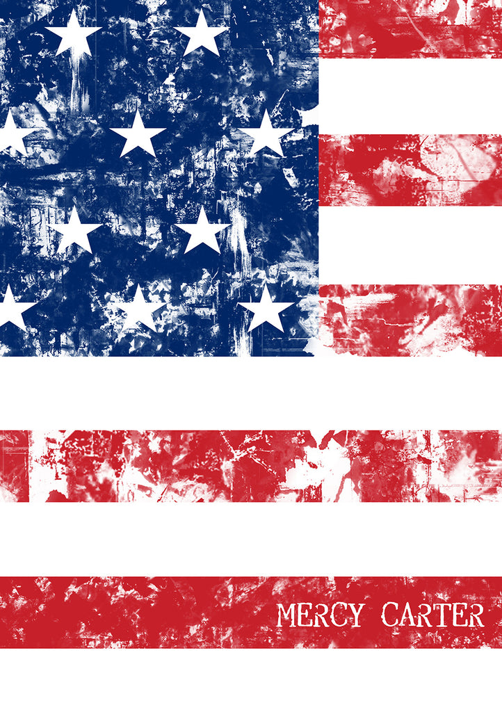 USA Grunge Flag