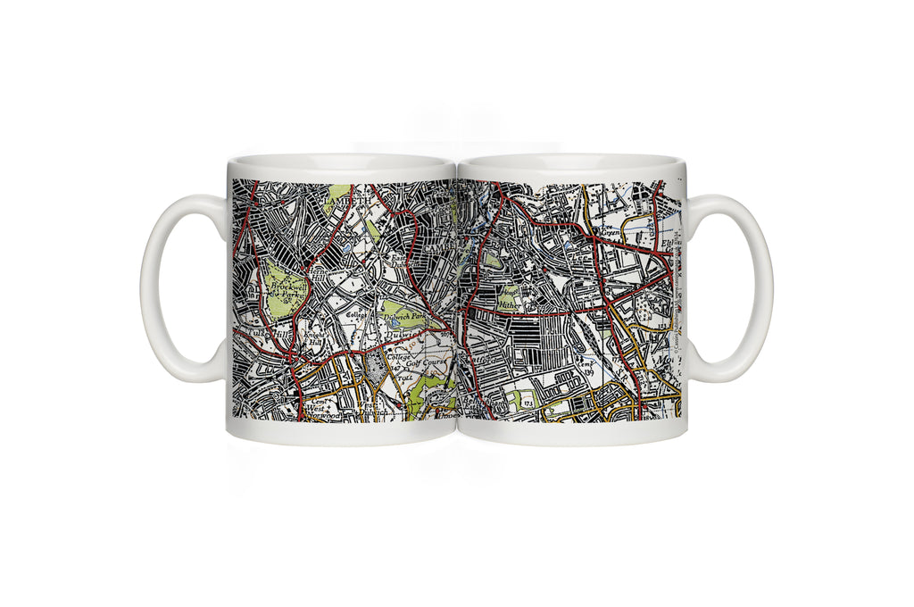 1945 - 1948 New Popular Edition Map Mug