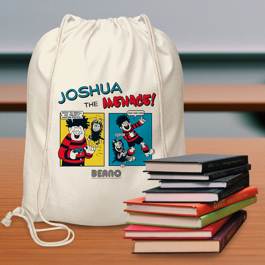 Beano Classic Comic Strip Water Pistol Drawstring Bag