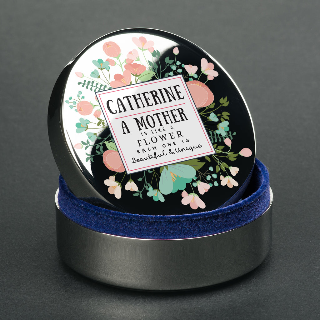 Beautiful & Unique SP Round Trinket Box