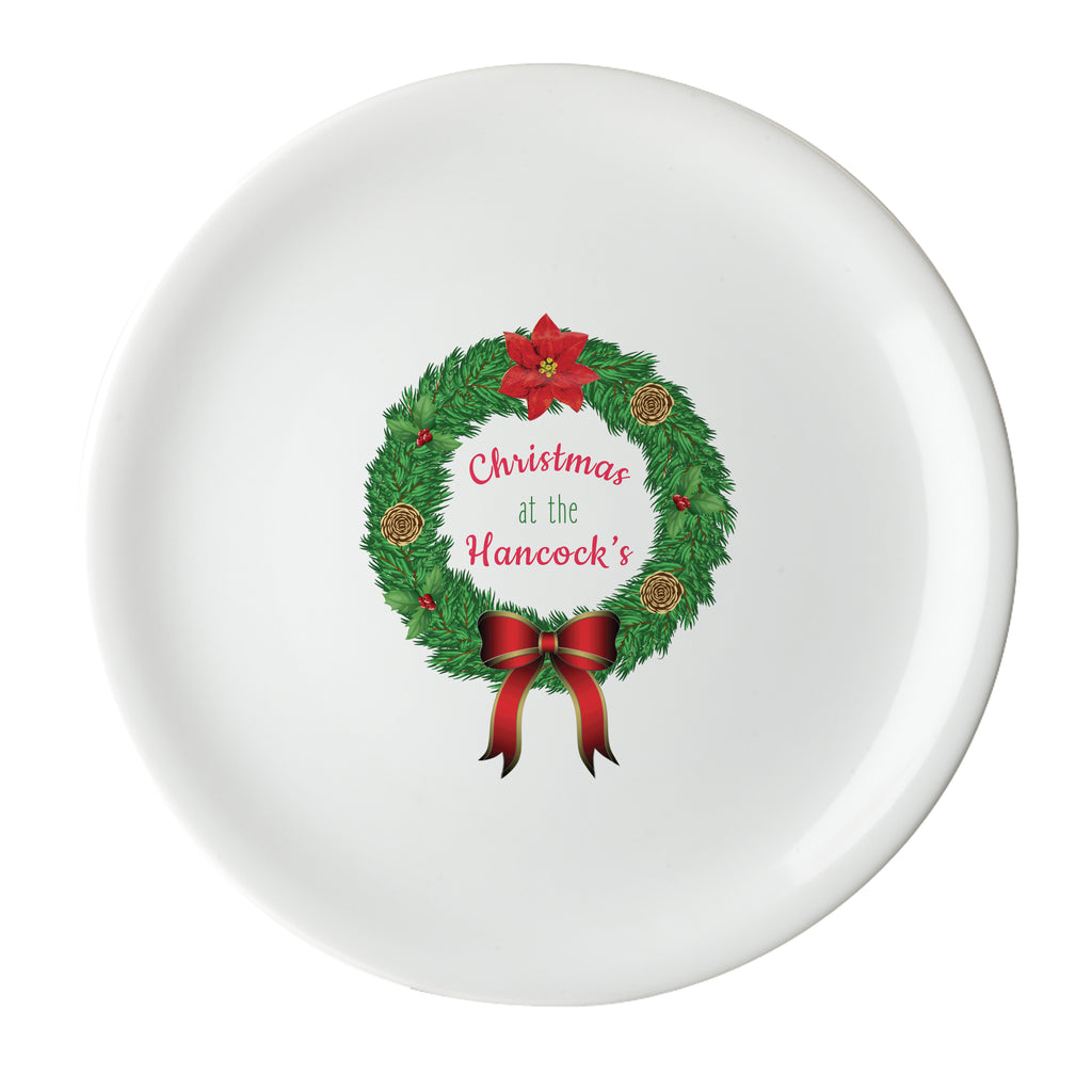 Traditional Wreath Large Serving Plate