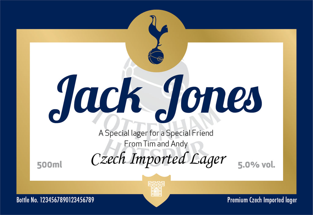 Spurs Traditional Labels for Lager