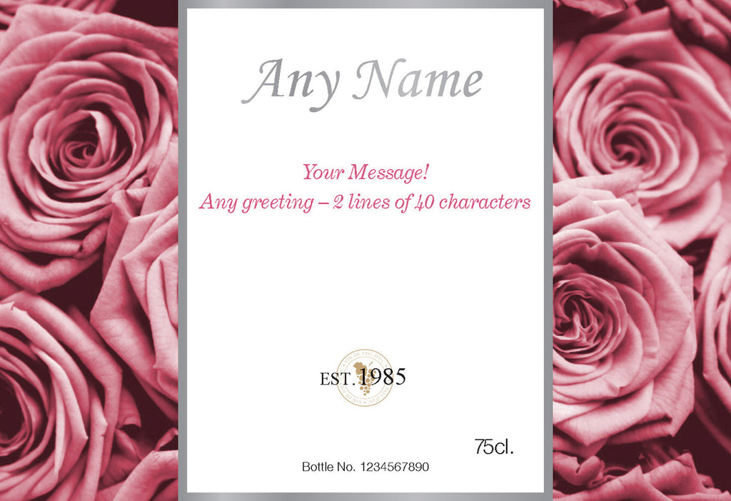 Roses Labels for Rosé Wine