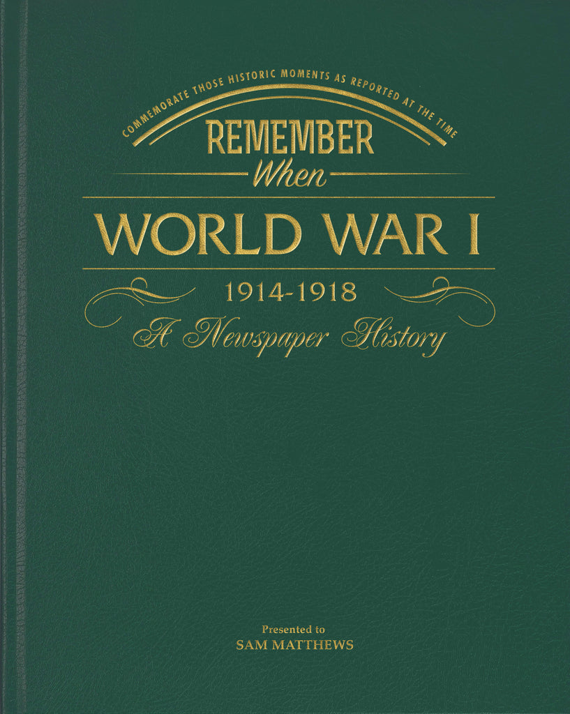 WW1 Newspaper Book