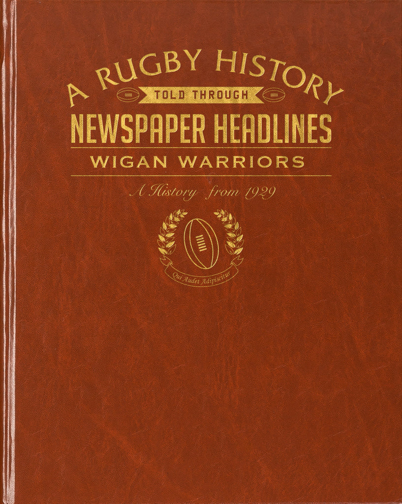 Wigan Warriors Rugby Newspaper Book
