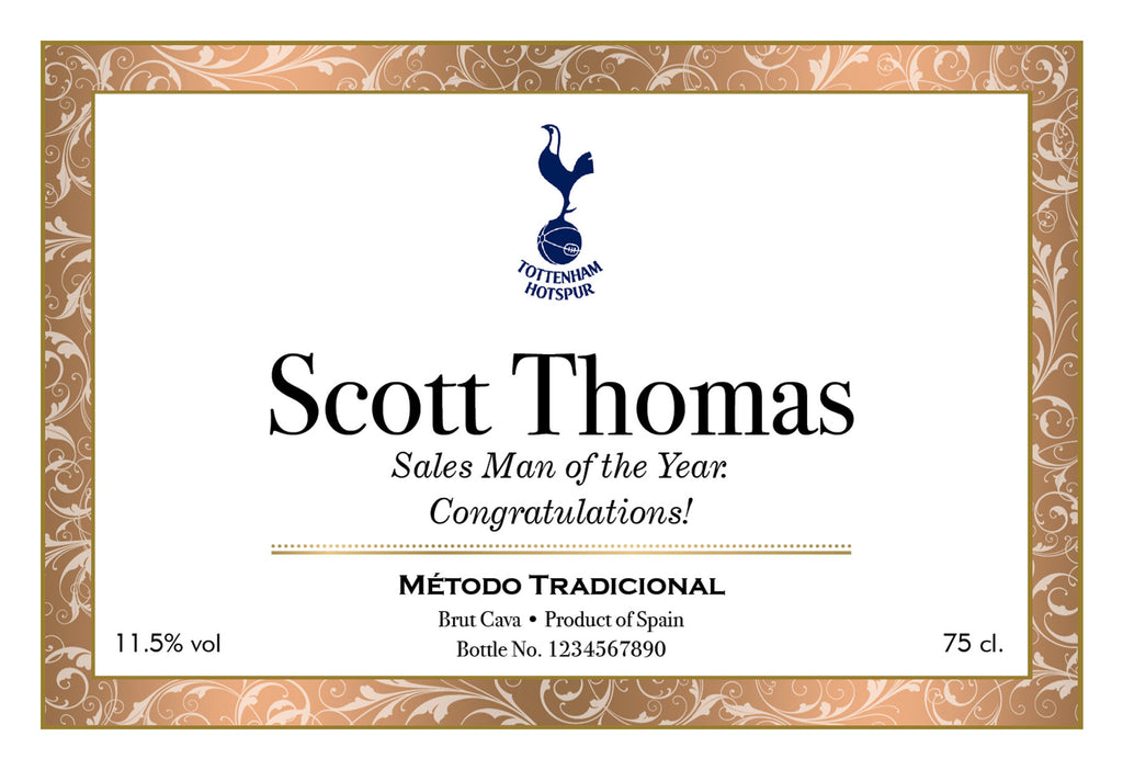 Spurs Framed Labels for Cava (Pack of 2)