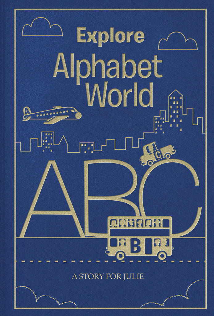 Alphabet World embossed classic hardcover