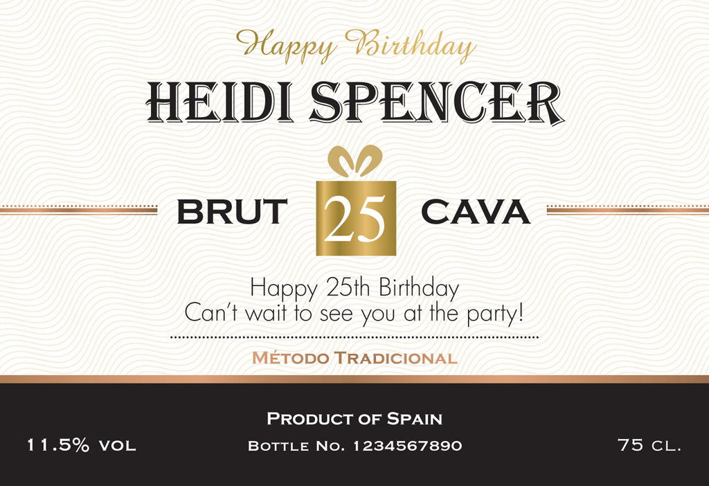 Birthday Cava in a Silk Lined Gift Box