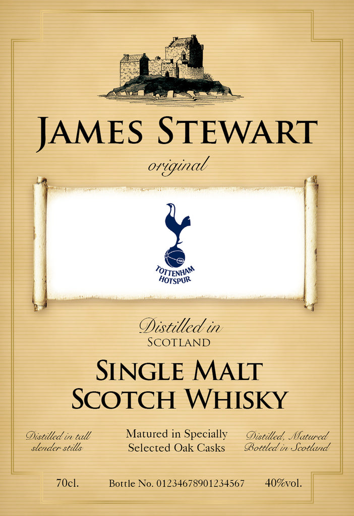Spurs Historic Labels for Single Malt Whisky