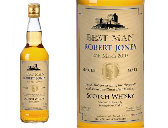 Wedding Personalised Single Malt Whisky