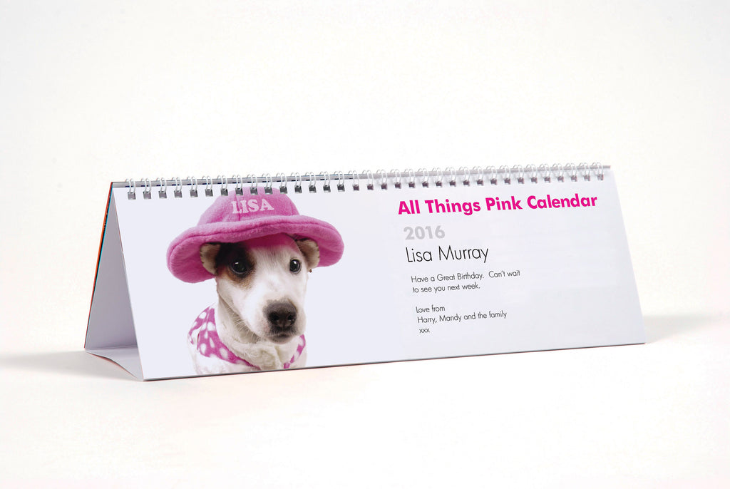 All Things Pink Desktop Calendar