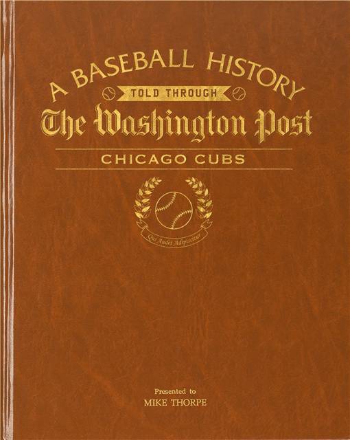 Washington Post Chicago Cubs Baseball Book