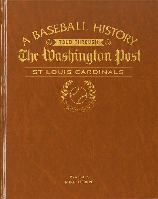 Washington Post St Louis Cardinals Baseball Book