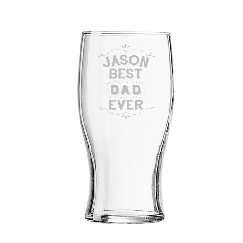 Best Ever Tulip Pint Glass