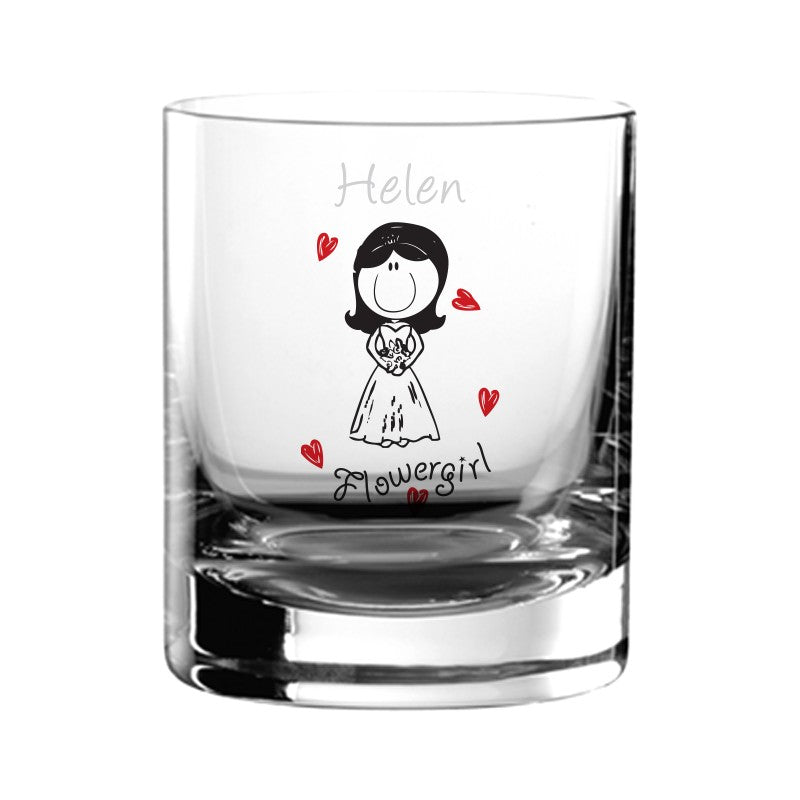 Graffiti Wedding Character Juice Glass