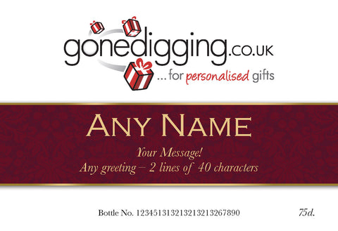 Corporate Ribbon Labels for Red Wine