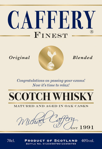 Spurs Cream Labels for Blended Whisky