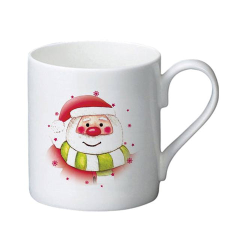 Santa & Stars Bone China Mug