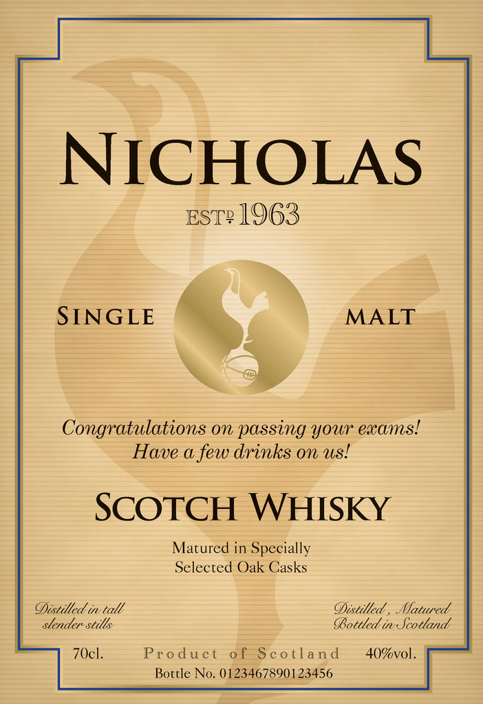 Spurs Vintage Single Malt Whisky in a Silk Lined Box
