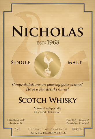 Spurs Vintage Single Malt Whisky in a Silk Lined Box