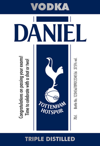 Spurs Stripe Labels for Vodka