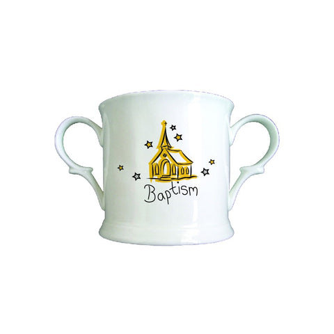 Church Baptism Bone China Loving Cup