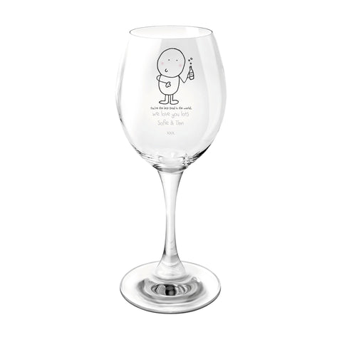 Chilli & Bubble's Fathers Day Wine Glass