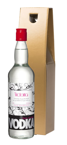 Swirls Vodka in a Gold Gift Box