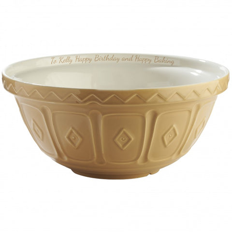 Tan Mixing Bowl
