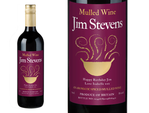 Traditional Personalised Mulled Wine