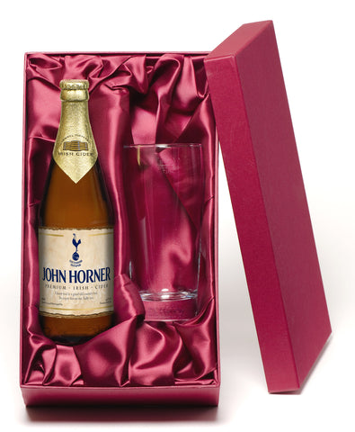 Spurs Modern Cider with Happy Birthday Pint Glass