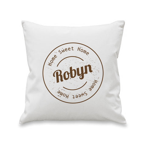 Name Stamp Cushion Cover