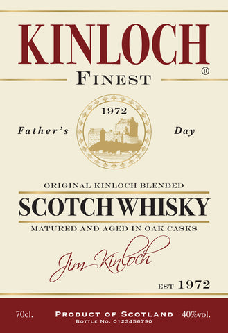 Father's Day Labels for Blended Whisky (Pack of 2)