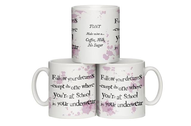 Personalised "Follow your Dreams" Mug