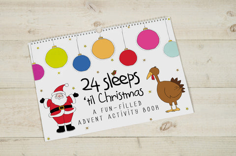 24 Sleeps 'til Christmas A3 Un-personalised