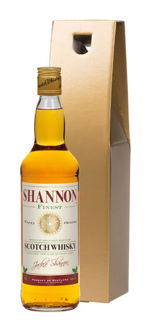 Christmas Blended Whisky in a Gold Gift box