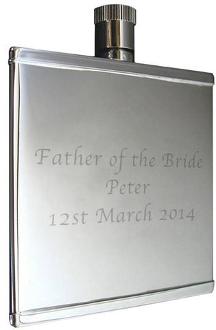 S/S 2oz Hipflask