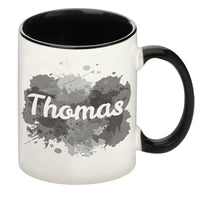 Splash Black Sublimation Mug