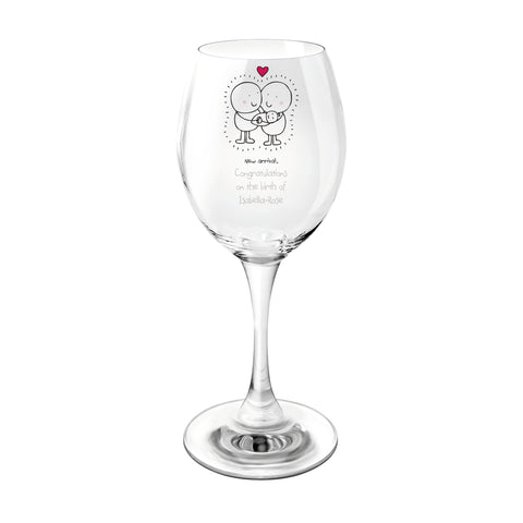 Chilli & Bubbles New Baby Wine Glass