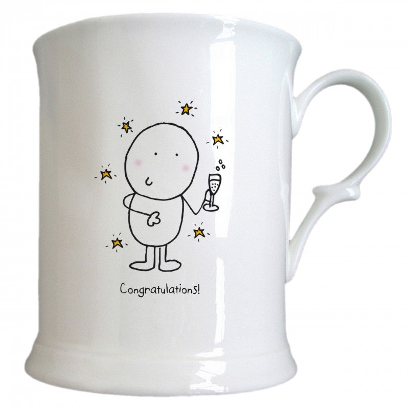 Chilli & Bubble's Congratulations Half Pint Tankard