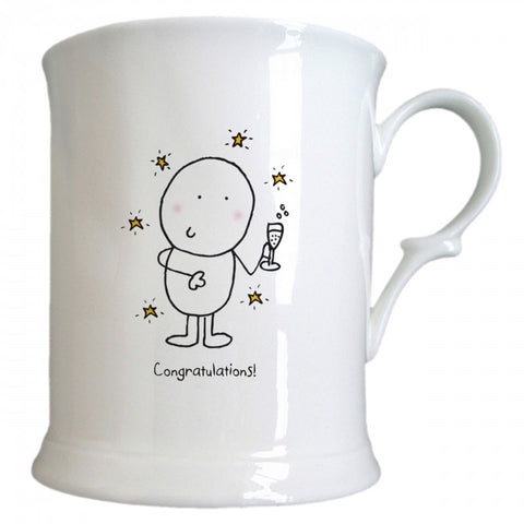 Chilli & Bubble's Congratulations Half Pint Tankard