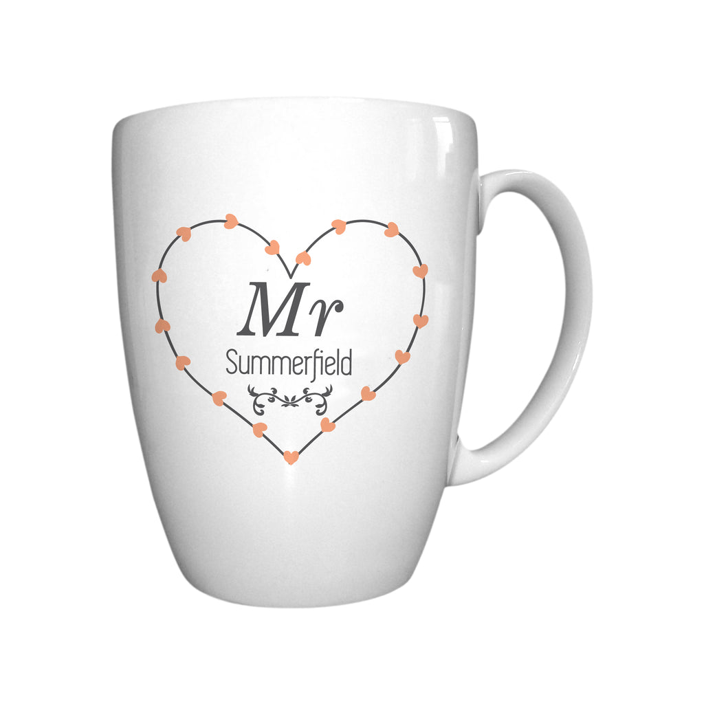 Mr Heart Conical Mug