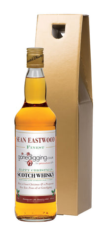 Corporate Christmas Blended Whisky in a Gold Gift Box