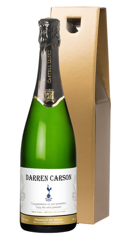 Spurs Traditional Cava in a Gold Gift Box