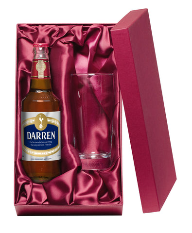 Spurs Modern Beer with Happy Birthday Pint Glass