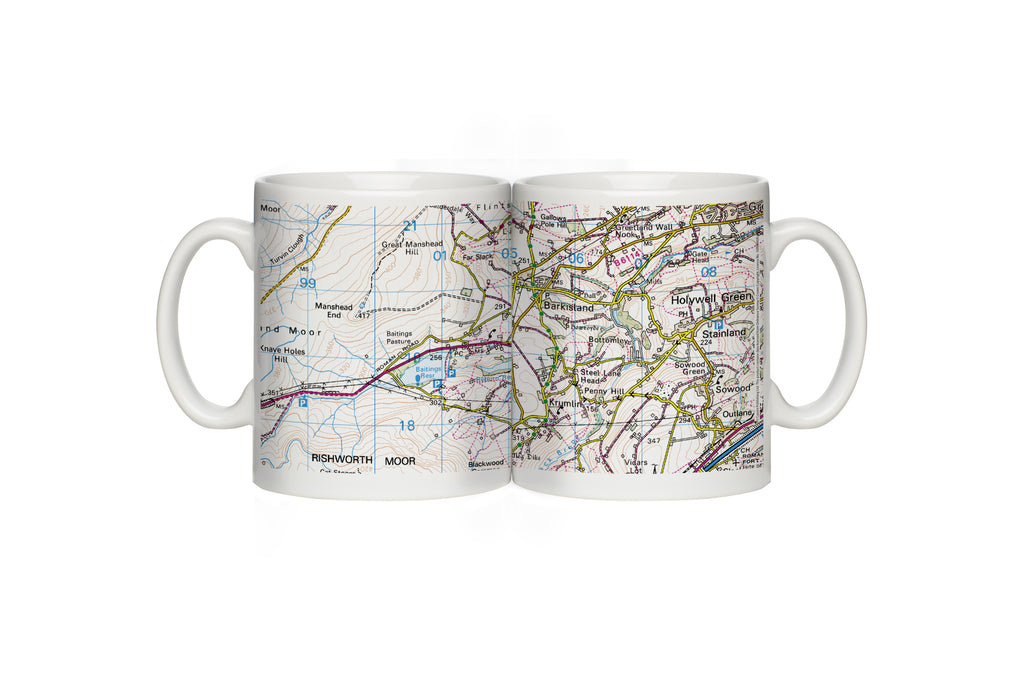 Present Day Map Mug
