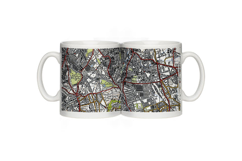 1945 - 1948 New Popular Edition Map Mug
