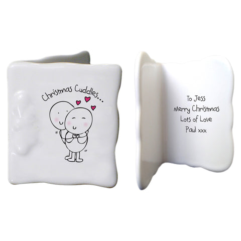 Chilli & Bubbles Christmas Cuddles message card